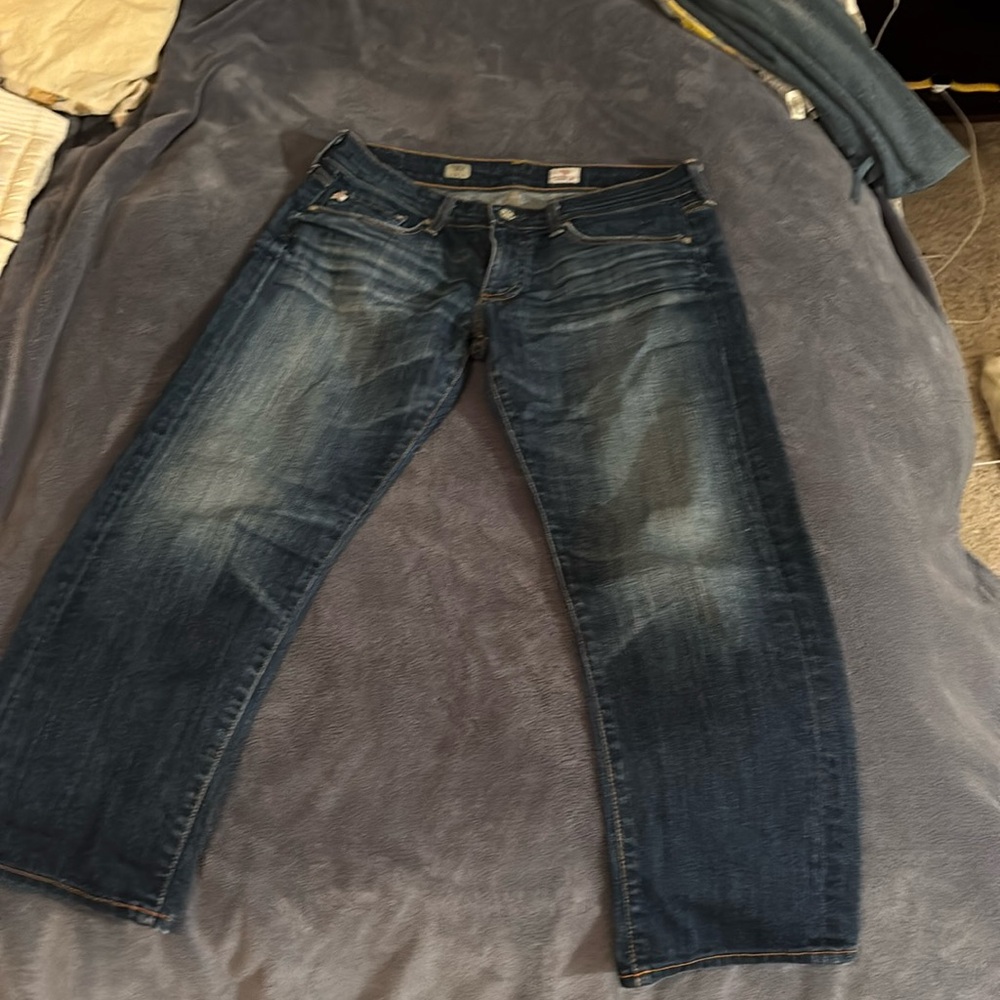 AG tomboy crop jeans